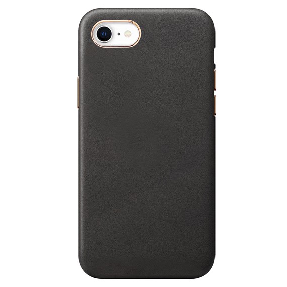 Apple iPhone SE 2020 CaseUp Leather Woven Kılıf Siyah 2